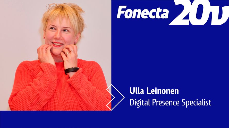 Ulla Leinonen on ollut Fonectalla jo 20 vuotta